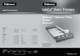 Fellowes Fellowes Neutron 12 Inch Rotary Paper Trimmer El manual del propietario
