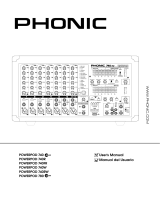 Phonic POWERPOD 740RW Manual de usuario