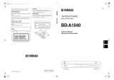 Yamaha BD-A1040 El manual del propietario