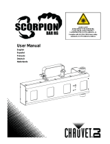 CHAUVET DJ Scorpion Bar RG Manual de usuario