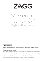 Zagg Messenger Universal 12-inch El manual del propietario