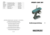 MULTIPLEX Profi Car 301 El manual del propietario