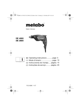 Metabo SE 2800 Instrucciones de operación
