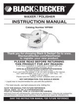 Black & Decker WP900 Manual de usuario