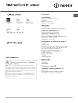 Indesit EDPA 745 A ECO El manual del propietario