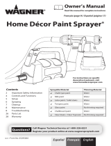 WAGNER Studio Home Décor Sprayer El manual del propietario