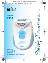 Braun 2170,  2150,  Silk-épil EverSoft,  Deluxe Manual de usuario