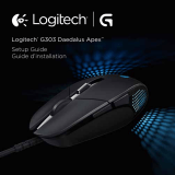 Logitech G303 Daedalus Apex Performance Edition Gaming Mouse Guía de instalación
