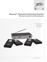 Peavey Assisted Listening Sys. 72.1 MHz El manual del propietario