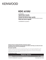 Kenwood KDC-610U Guía de inicio rápido