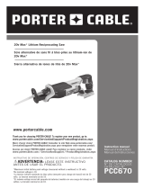 Porter-Cable PCC670 Manual de usuario