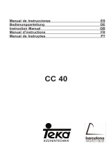 Teka CC 485 INOX Manual de usuario