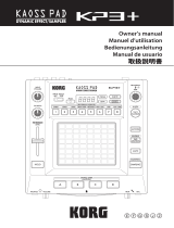 Korg KAOSS PAD KP3+ El manual del propietario