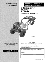 Porter-Cable PCH2401 El manual del propietario