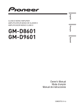 Pioneer GM-D9701   ALPHA Manual de usuario