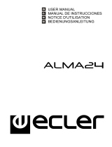 Ecler ALMA24 Manual de usuario