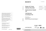 Sony HDRGW77VB Manual de usuario