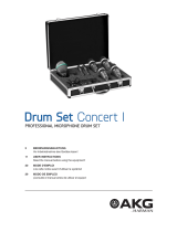 AKG Drum Set Concert I El manual del propietario