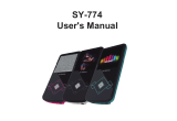 Sytech SY774BLUE Manual de usuario