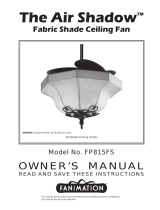 Fanimation Air Shadow FP815 El manual del propietario