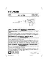 Hitachi DH 38YE2 Manual de usuario