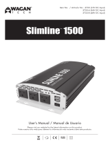 Wagan SlimLine AC Inverter 1500 Watt Manual de usuario