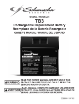 Schumacher TB3 El manual del propietario