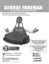 George Foreman GRP46P El manual del propietario
