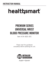 HealthSmart 04–820–001 Manual de usuario