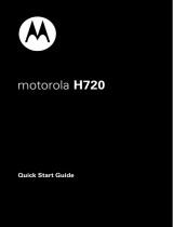 Motorola H720 Guía de inicio rápido