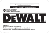 DeWalt 4-1/2in Small Angle Grinder Manual de usuario
