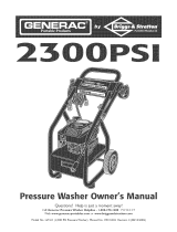 Generac 2300PSI 1674-0 El manual del propietario