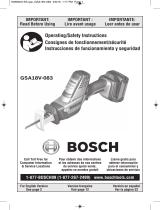 Bosch GSA18V-083B El manual del propietario