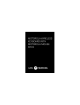 Motorola KZ450 Wireless Keyboard w Device Stand Manual de usuario