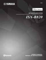 Yamaha ISXB820MAG Manual de usuario