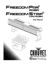 Chauvet Freedom Par RGBA Manual de usuario