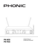 Phonic PR-800M Manual de usuario