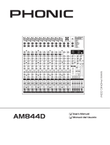 Phonic AM844D Manual de usuario