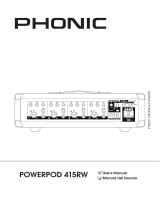 Phonic Powerpod 415RW Manual de usuario
