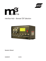 ESAB M3® Plasma Interface Hub - Remote TDF Selection Manual de usuario