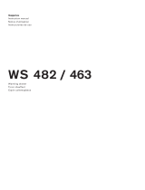 Gaggenau WS 482 Manual de usuario