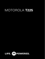 Motorola T225 Manual de usuario