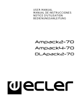 Ecler AMPACK SERIES Manual de usuario