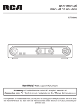 RCA DTA880 Manual de usuario