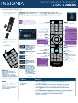 Insignia NS-RC4NA-16 guía de instalación rápida