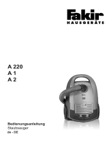 Fakir A220 El manual del propietario
