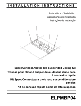 Epson ELPMBP04 SpeedConnect Above Tile Suspended Ceiling Kit Guía de instalación