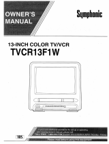 Symphonic TVCR13F1W Manual de usuario