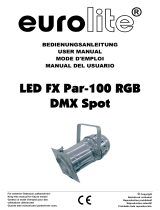 EuroLite LED FX Par-100 RGB Manual de usuario