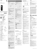 Sony ICD PX470 Manual de usuario
